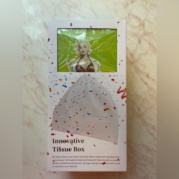 New in box. Skirt Tissue Box Holder,Girl's Long Skirt Tissue Box Holder in small - Picture 7 of 7